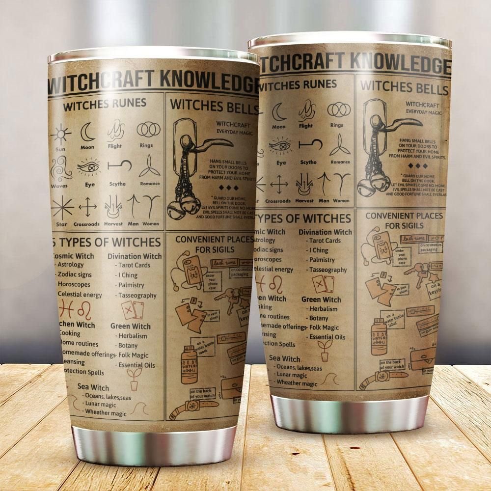 Witchcraft Knowledge Personalized Tumbler