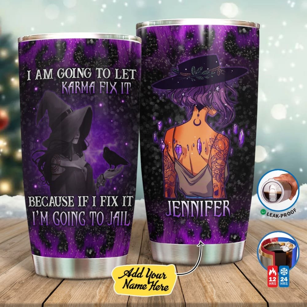 Witches Need This Yj Personalized Tumbler