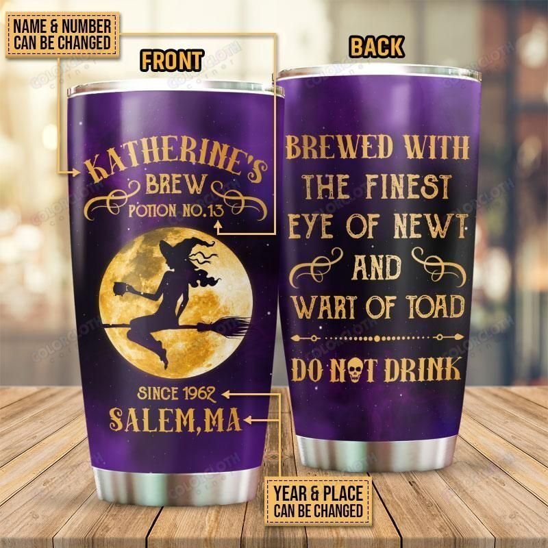 Witchs Brew Potion Personalized Tumbler