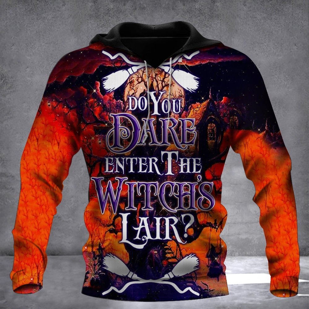 Witch's Lair Halloween Hoodie Unique Father's Day Gifts