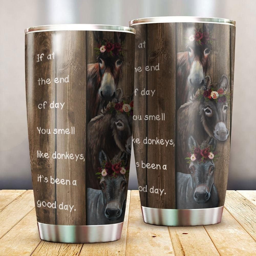 Wood Piece You Smell Like Donkeys Personalized Tumbler