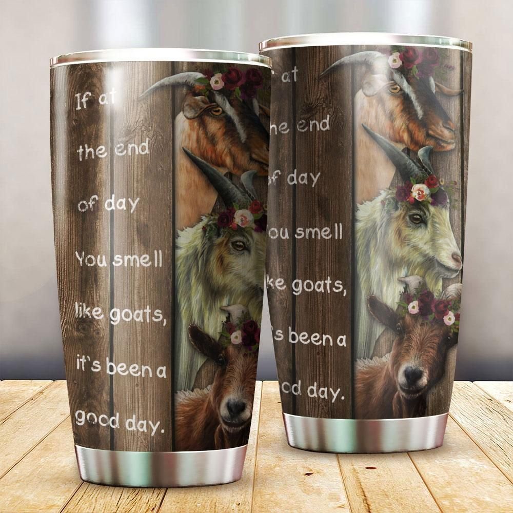 Wood Piece You Smell Like Goats Personalized Tumbler