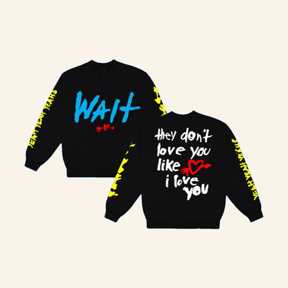 Yeah Yeah Yeahs Merch Wait Crewneck Sweatshirt Gifts For Besties - Lilybirchmarket