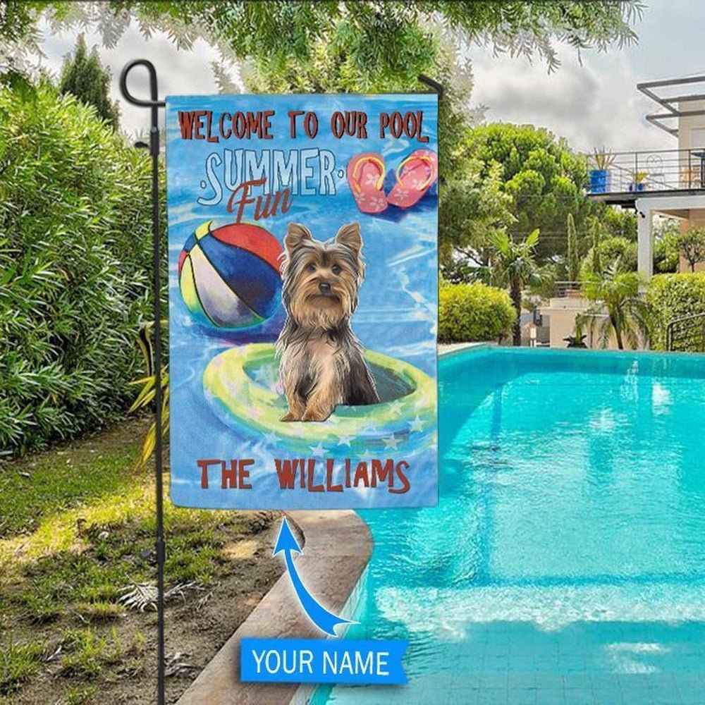 Yorkshire Terrier Personalized Dog Garden Flags