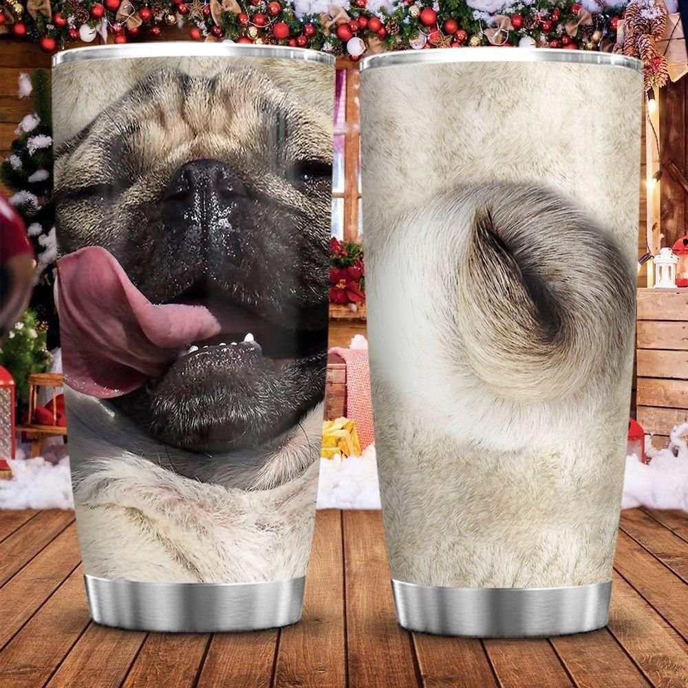 Your Lovely Pug Hair Personalized Tumbler