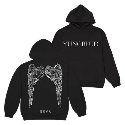 Yungblud Merch Idols Wings Hoodie Gift Ideas For Music Lovers - Lily Birch Market