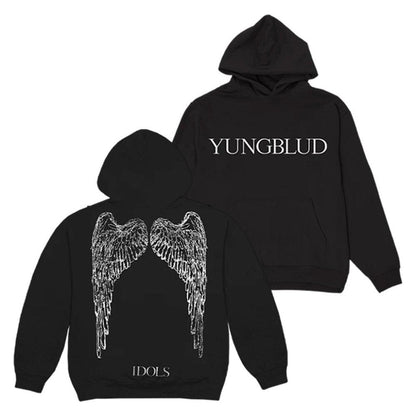 Yungblud Merch Idols Wings Hoodie Gift Ideas For Music Lovers - Lily Birch Market