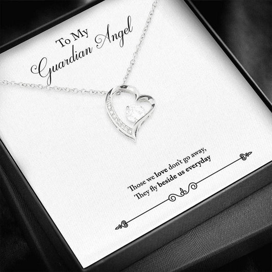 To My Guardian Angel Forever Love Necklace