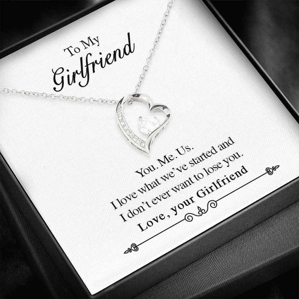 You Me Us Forever Love Necklace For Girlfriend