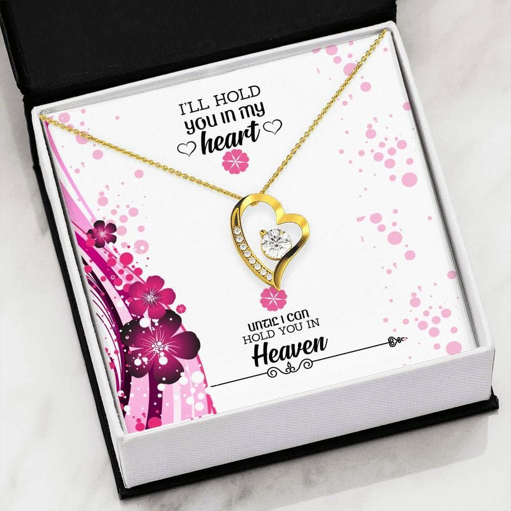 Hold You In My Heart Forever Love Necklace Giving Wife