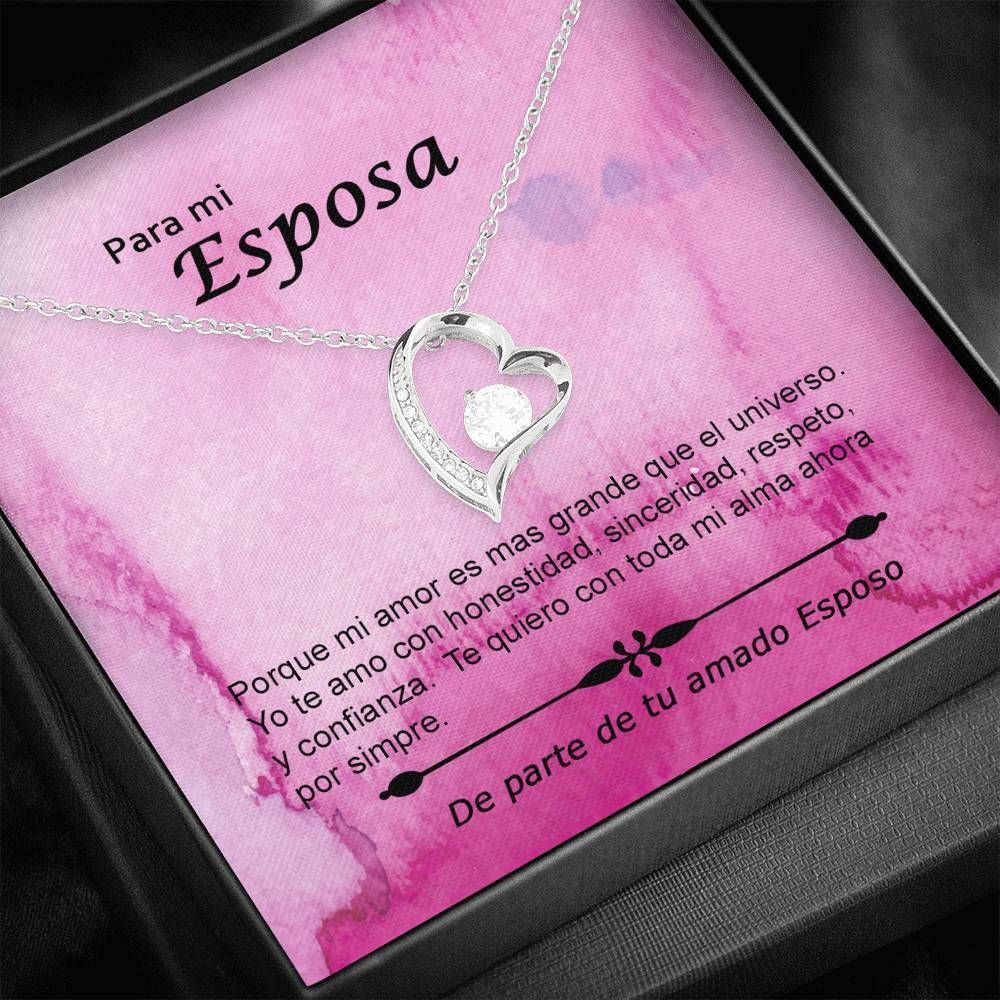 Con Toda Mi Alma Ahora Por Simpre Forever Love Necklace For Esposa