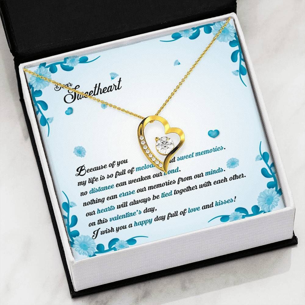 I Wish You A Happy Day Full Of Love Forever Love Necklace For Sweetheart