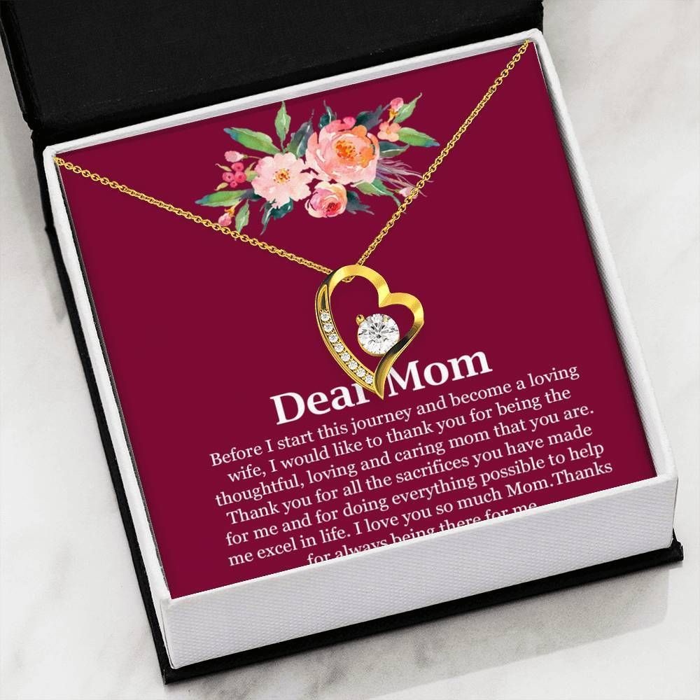 Thank For All Your Sacrifices Forever Love Necklace Gift For Mom Mama