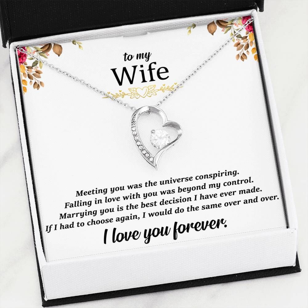 I Love You Forever Forever Love Necklace For Wife