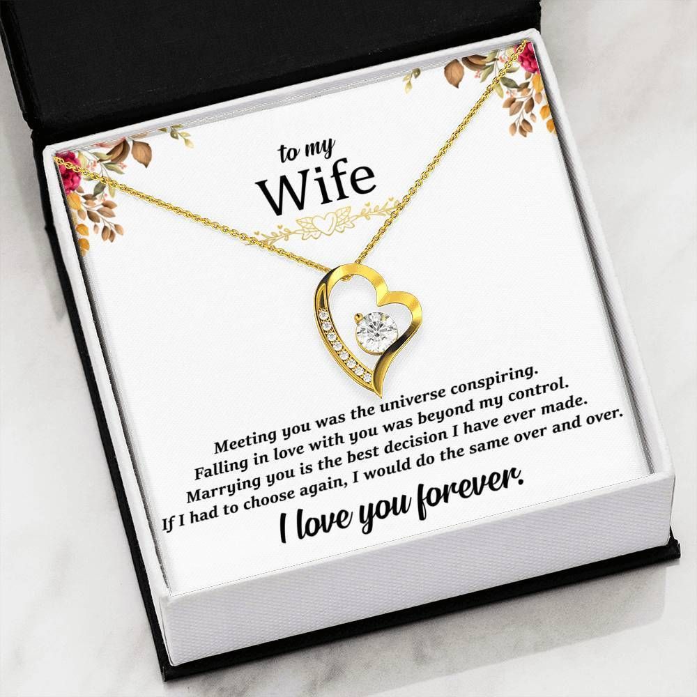 I Love You Forever Forever Love Necklace For Wife