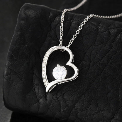 May Be In Distance But Never In Heart Forever Love Necklace For Mom