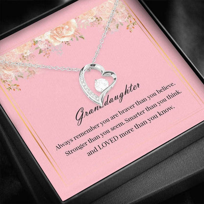 You're Smarter Than You Think Forever Love Necklace Gift For Granddaughter