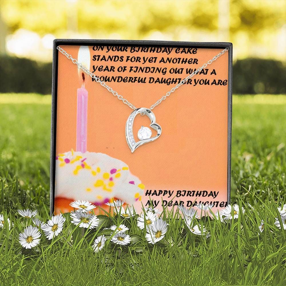 What A Wonderful Daughter You're Forever Love Necklace For Daughter