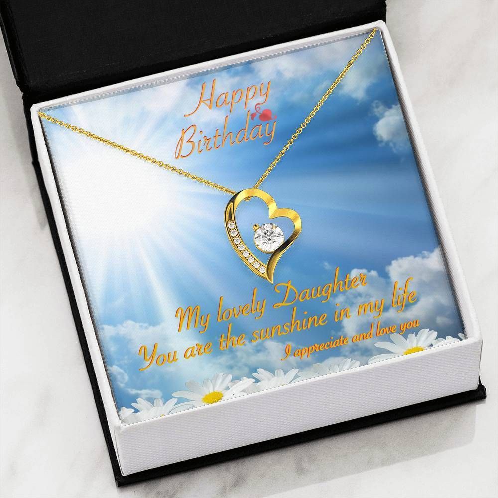 You Are My Sunshine Forever Love Necklace Birthday Gift For Daughter