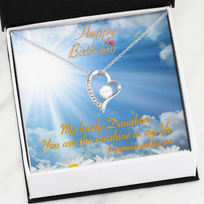 You Are My Sunshine Forever Love Necklace Birthday Gift For Daughter