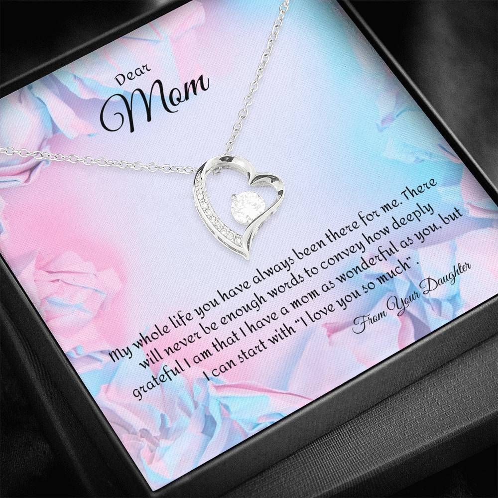 I Am So Grateful For You Forever Love Necklace Gift For Mom Mama