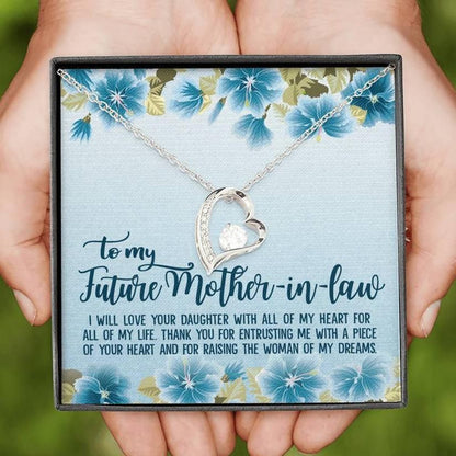 Love Your Daughter With All My Heart Forever Love Necklace For Future Mother-In-Law