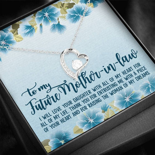 Love Your Daughter With All My Heart Forever Love Necklace For Future Mother-In-Law