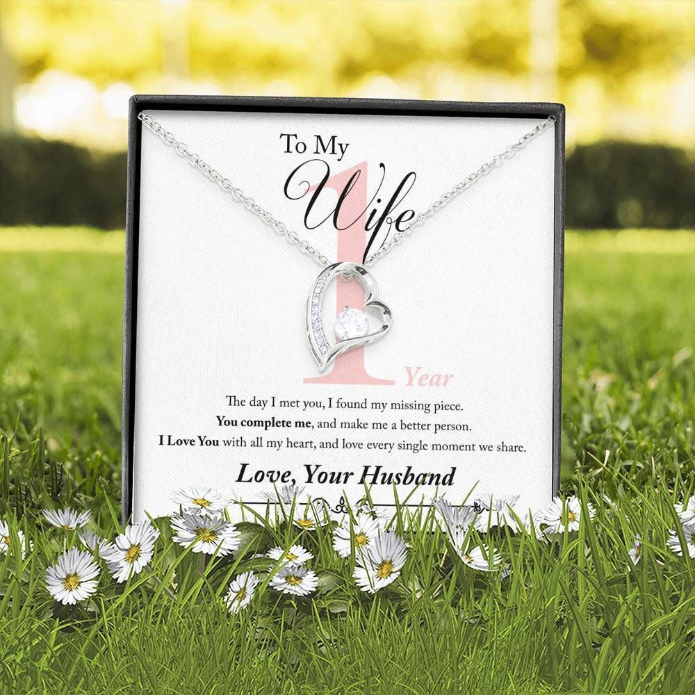 You Complete Me Forever Love Necklace Gift For Wife