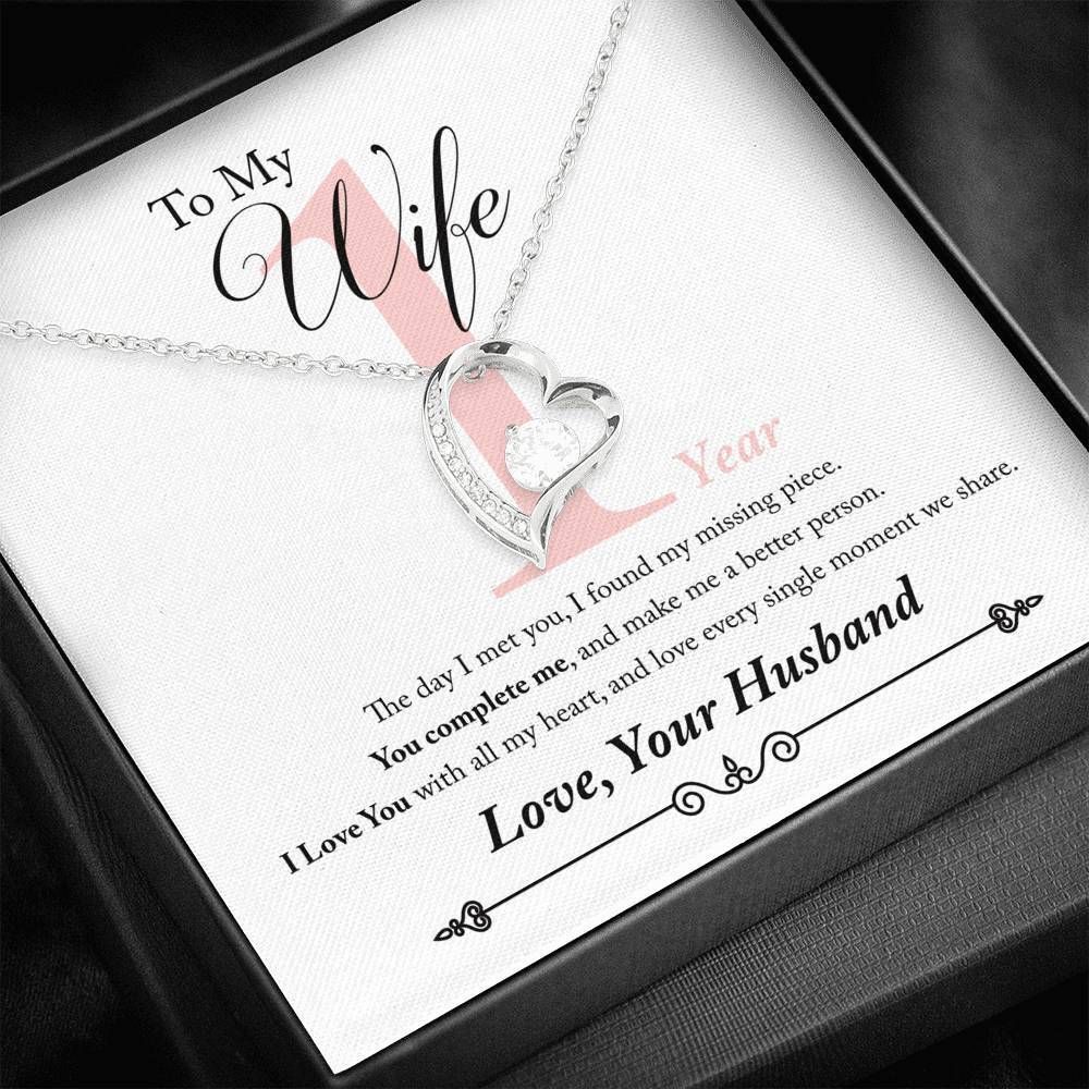 You Complete Me Forever Love Necklace Gift For Wife