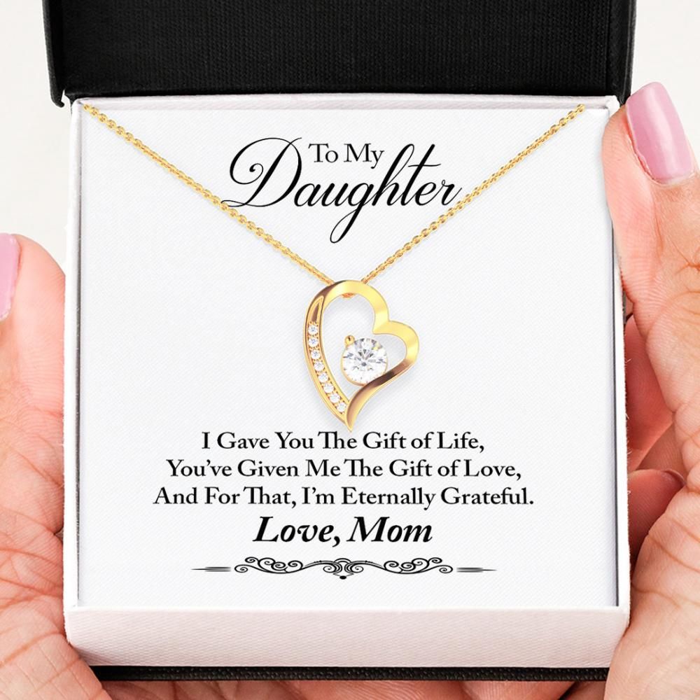 I'm Eternally Grateful Forever Love Necklace Gift For Daughter