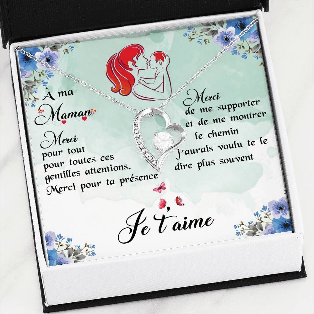 Je Taime Forever Love Necklace For À Ma Maman