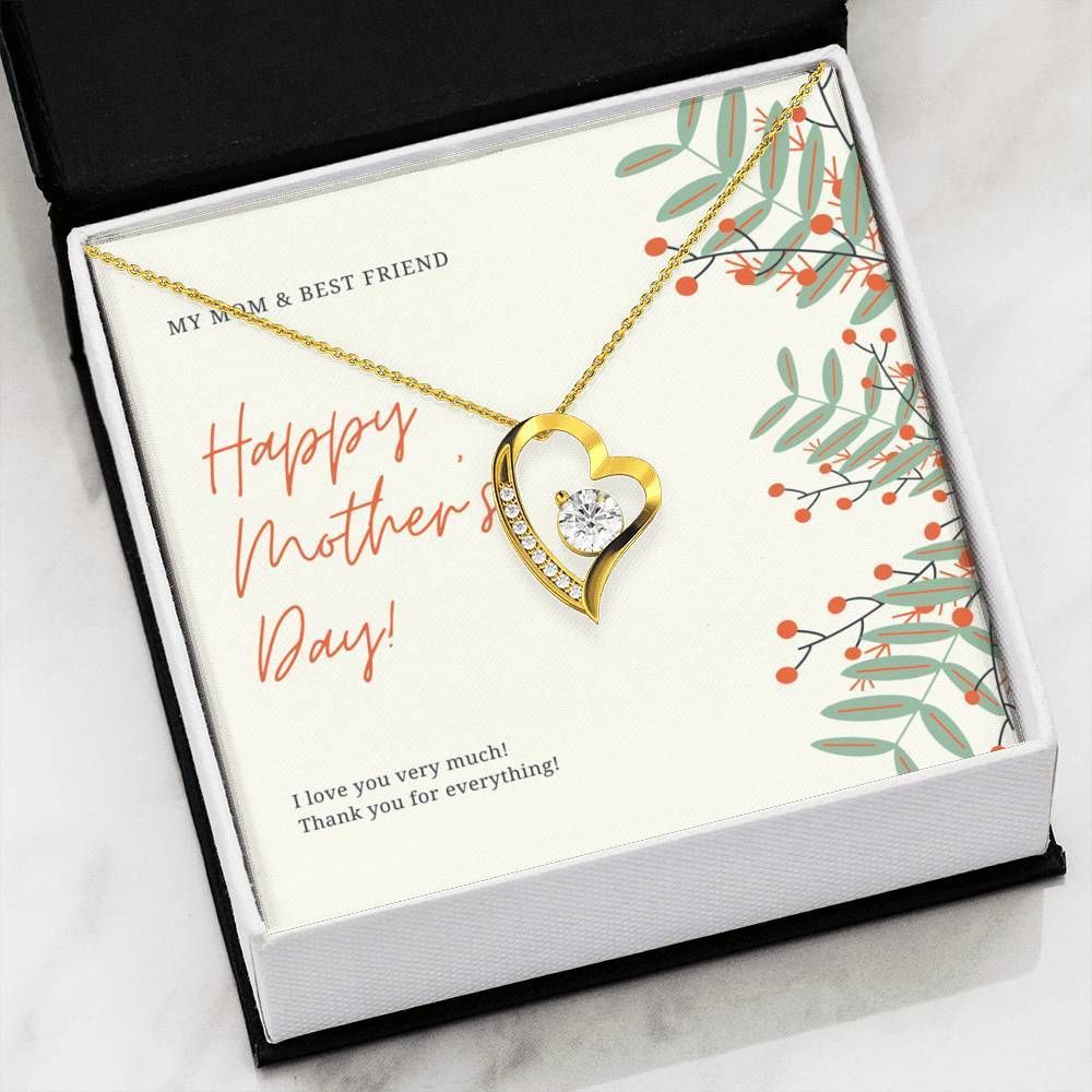 My Mom My Bestfriend Forever Love Necklace For Mom