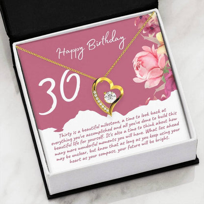 Thirty Is A Beautiful Milestone Forever Love Necklace For Mom