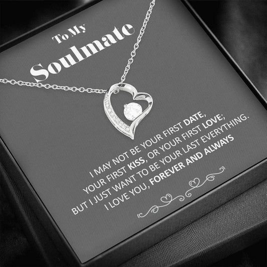 To Soulmate Love You Forever And Always Forever Love Necklace Gift For Her