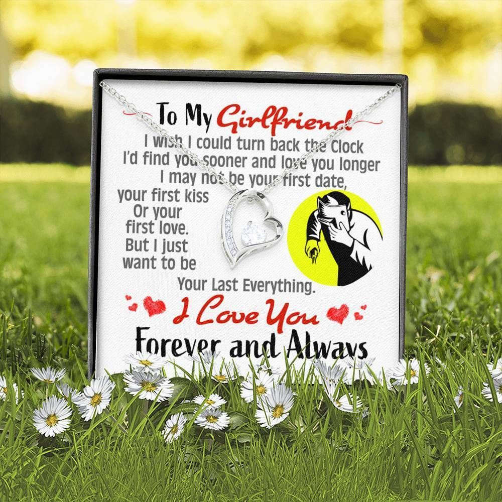 Forever Love Necklace For Welder's Girlfriend Love You Longer