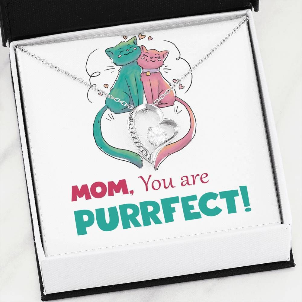 You Are Purrfect Forever Love Necklace For Mom