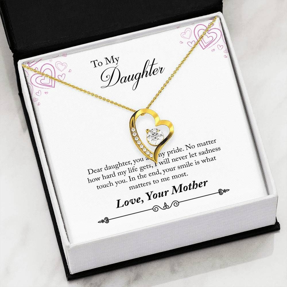 Mother To Daughter You Are My Pride Forever Love Necklace