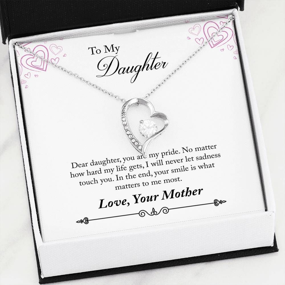 Mother To Daughter You Are My Pride Forever Love Necklace