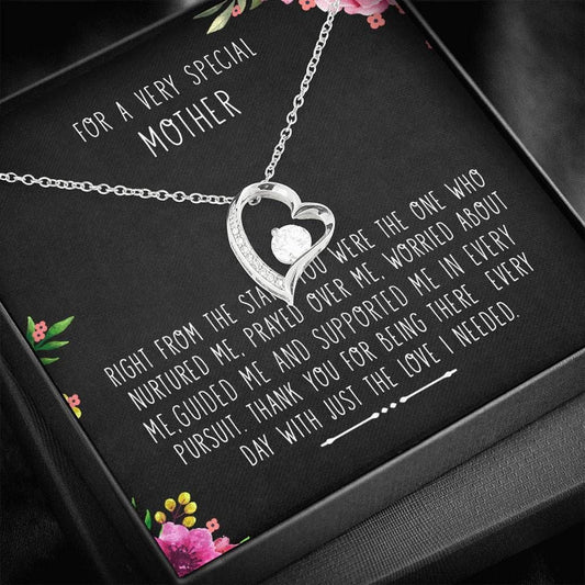 Gift For Mom Forever Love Necklace With Love Message