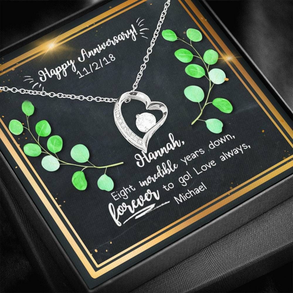 Happy Anniversary Forever To Go Forever Love Necklace For Wife