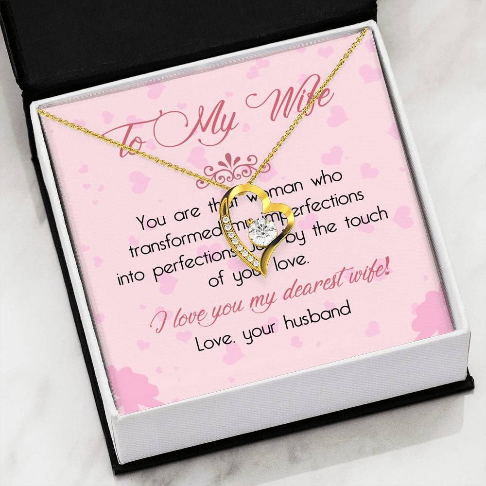 I Love You My Dearest Wife Forever Love Necklace For Wife