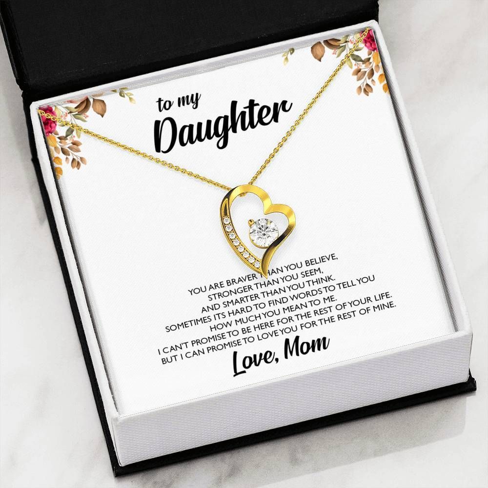 Love You For The Rest Of Mine Forever Love Necklace For Daughter