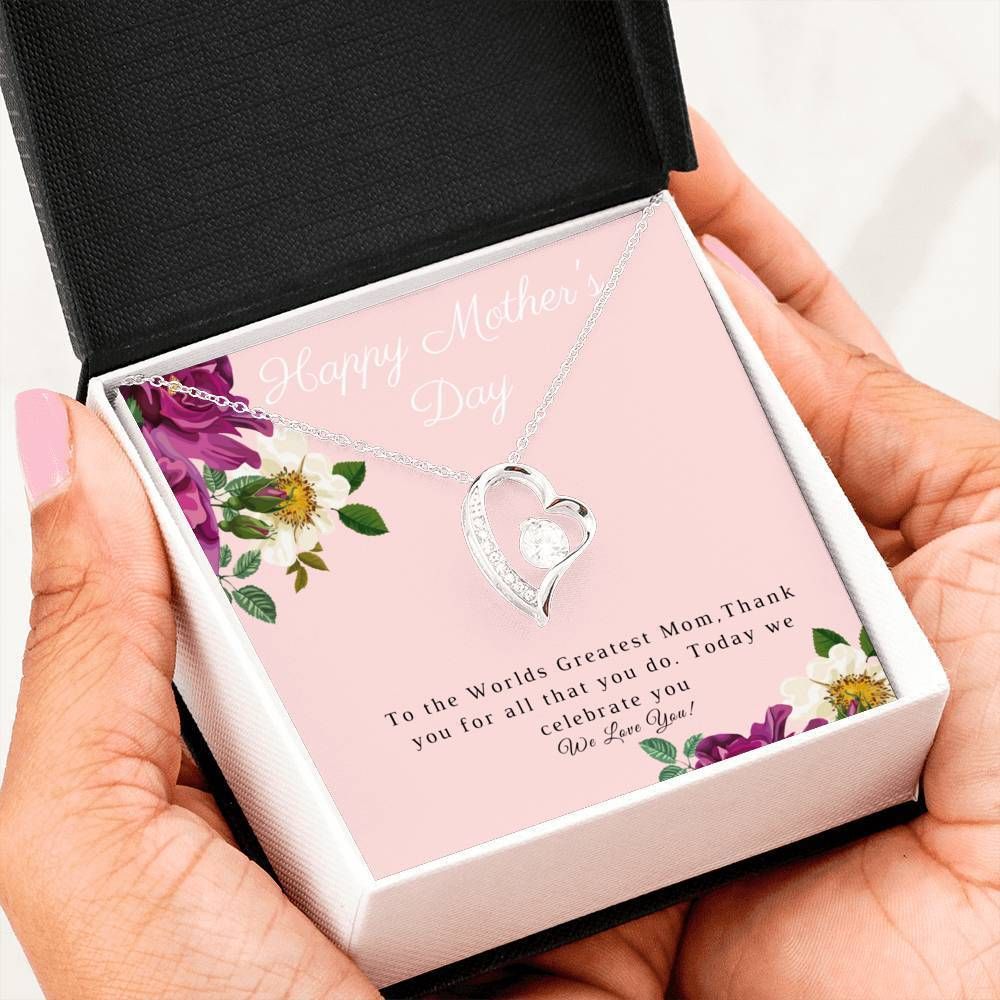 Thank You For All That You Do Forever Love Necklace For Mom