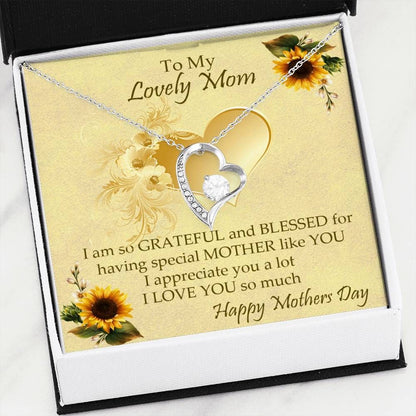 Blessed For Having Special Mother Forever Love Necklace For Mom