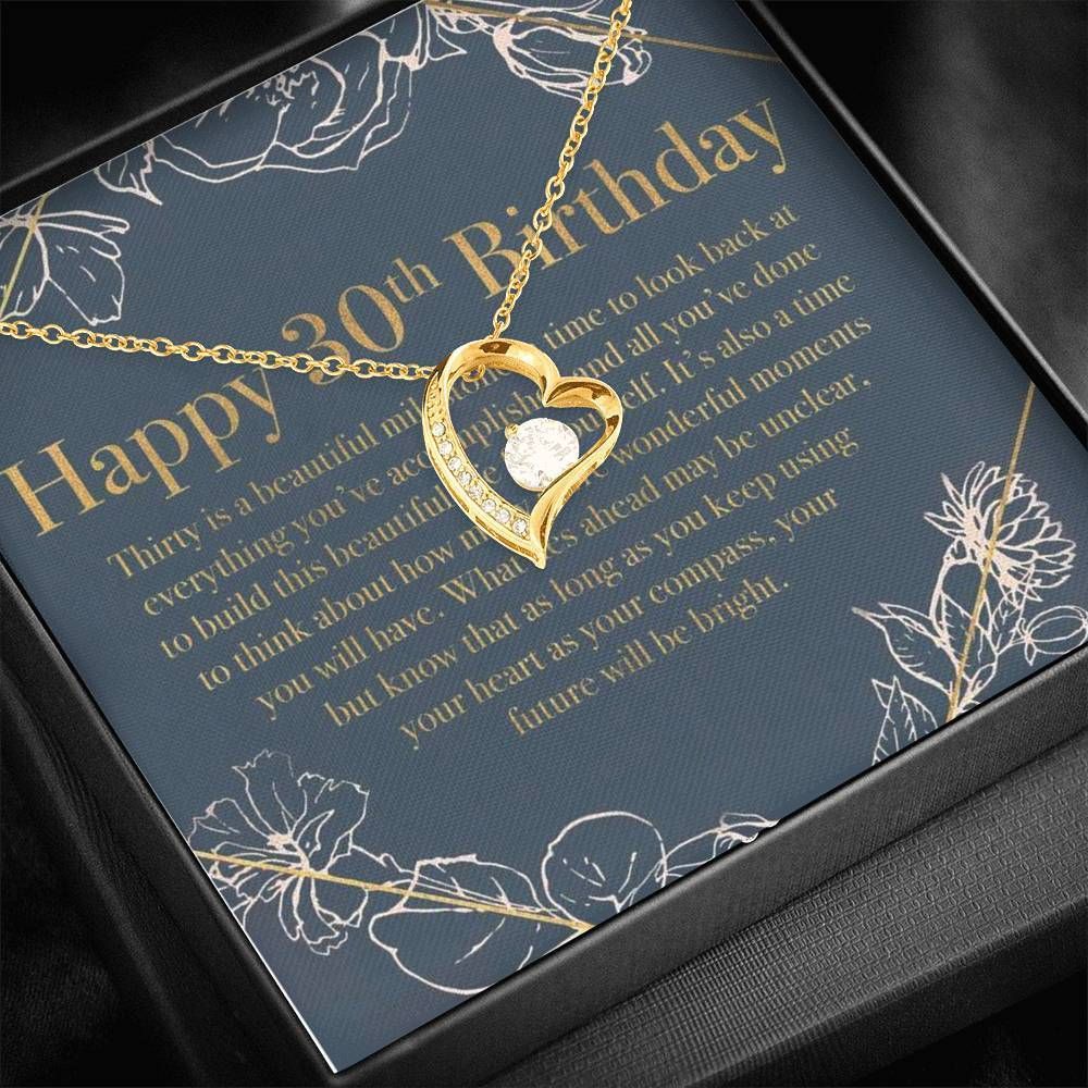 Happy 30th Birthday Forever Love Necklace For Mom