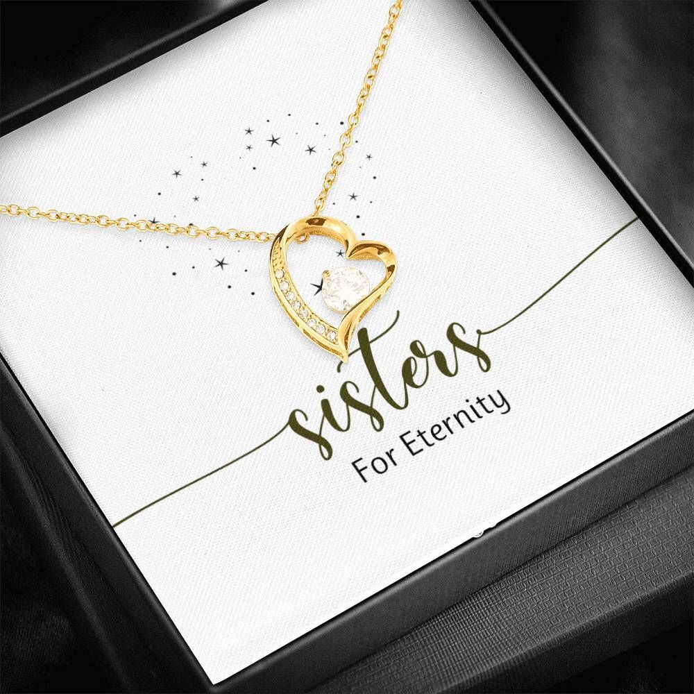 Sisters For Eternity Forever Love Necklace Gift For Women