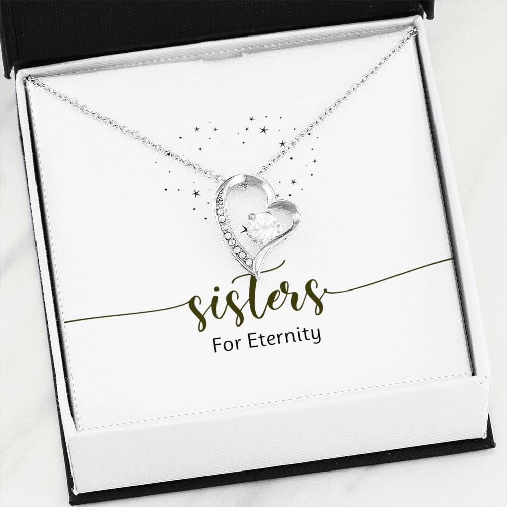 Sisters For Eternity Forever Love Necklace Gift For Women