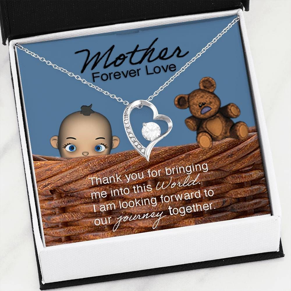 Mother Love Baby Boy Forever Love Necklace For Mom