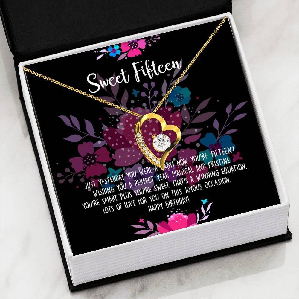 Best Sweet 15 Love Forever Love Necklace For Daughter