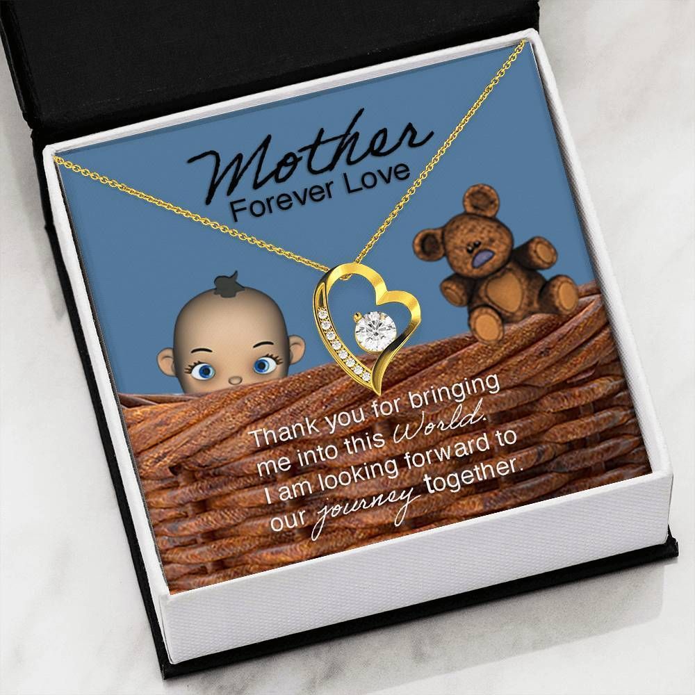 Mother Love Baby Boy Forever Love Necklace For Mom